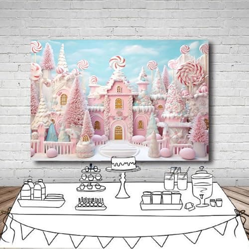 Thumbnail 4 de MEHOFOND 8x6ft Christmas backdrop for portraits