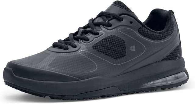 Detalle de Shoes for Crews Revolution II – Baskets de travail antidérapantes pour femmes, confort respirant et déperlant