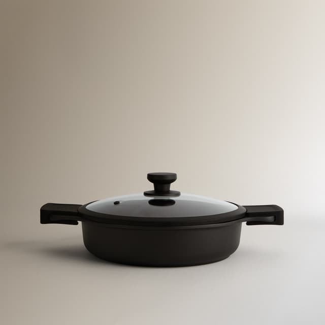 Detalle 2 de El Corte Inglés Cacerola baja Excellent Pro 24 cm