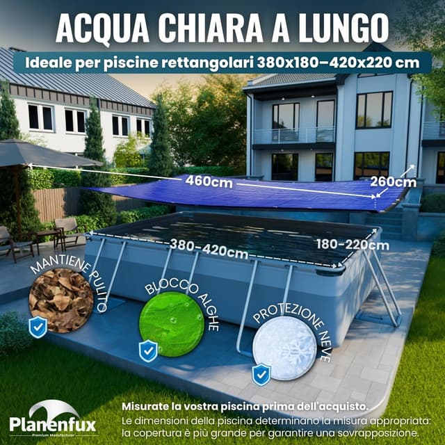 Detalle de Planenfux telo copri piscina 460x260