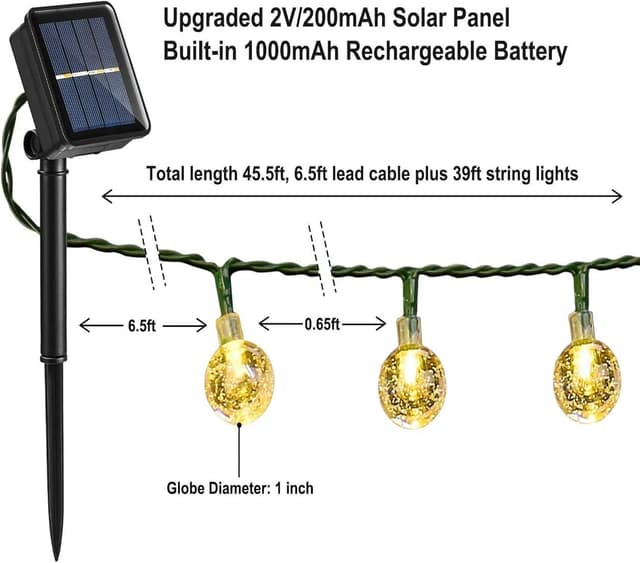 Thumbnail 5 de Moxled Solar Lichterkette Außen 60 LED