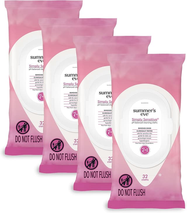Imagen de Summer's Eve Simply Sensitive Feminine Wipes 32ct en OfertitasTOP