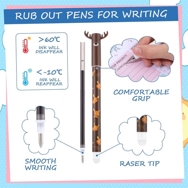 Detalle de Radierbarer Kugelschreiber 12er Set 0,5 mm