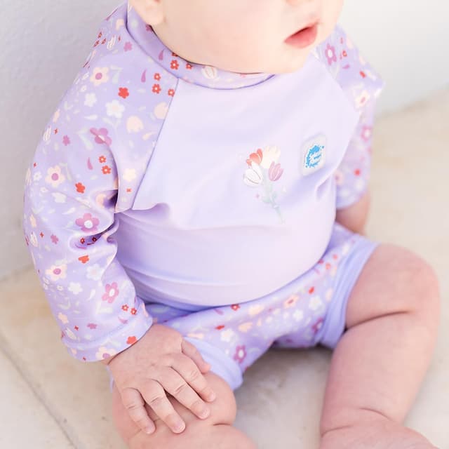 Detalle 2 de Splash About Happy Nappy Sunsuit (3-in-1) with built-in swim nappy and UPF50+ rash top