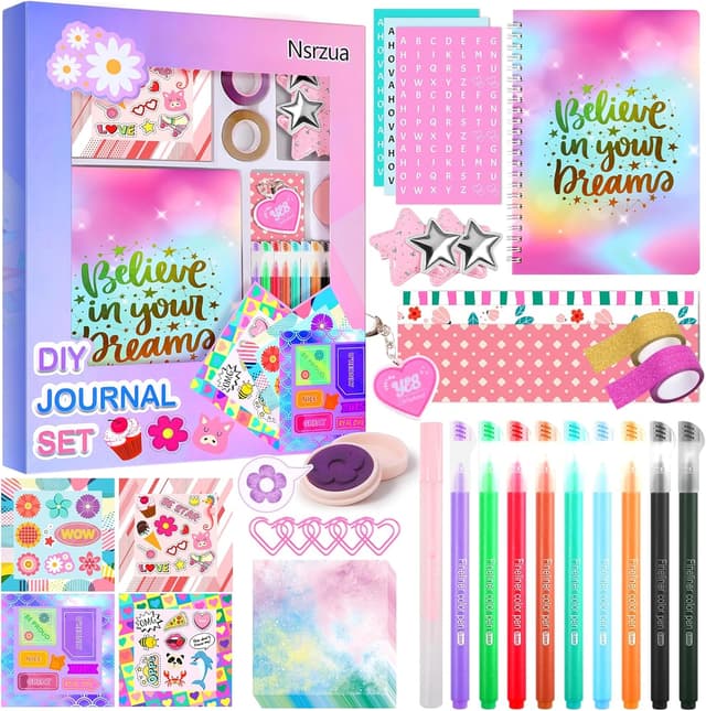 Imagen de Nsrzua DIY Journal Kit for Girls 8-14 📒 en OfertitasTOP
