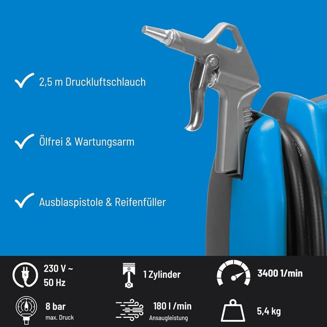 Thumbnail 2 de Güde Kompressor Airpower 180/08 Ölfrei