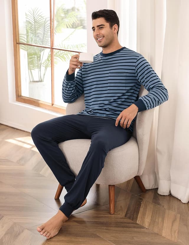 Thumbnail 2 de Sykooria Schlafanzug lang Baumwolle