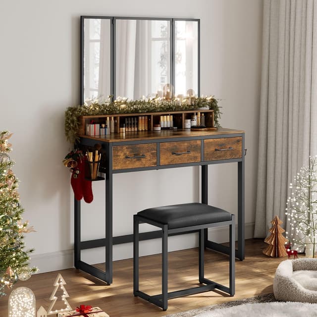 Detalle 2 de RV T004B01 dressing table with mirror