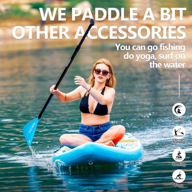 Thumbnail 3 de COOLCAA Stand-Up Paddleboard 355 cm Extra Groß