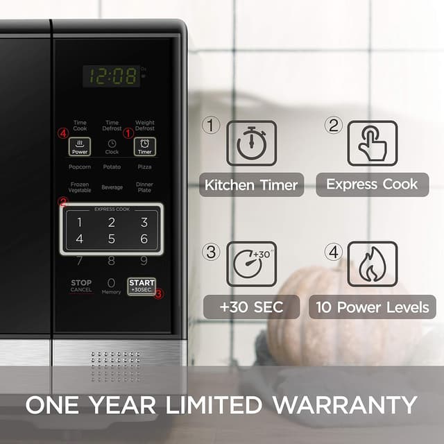 Thumbnail 4 de BLACK+DECKER EM031MB11 1.1 cu ft Microwave