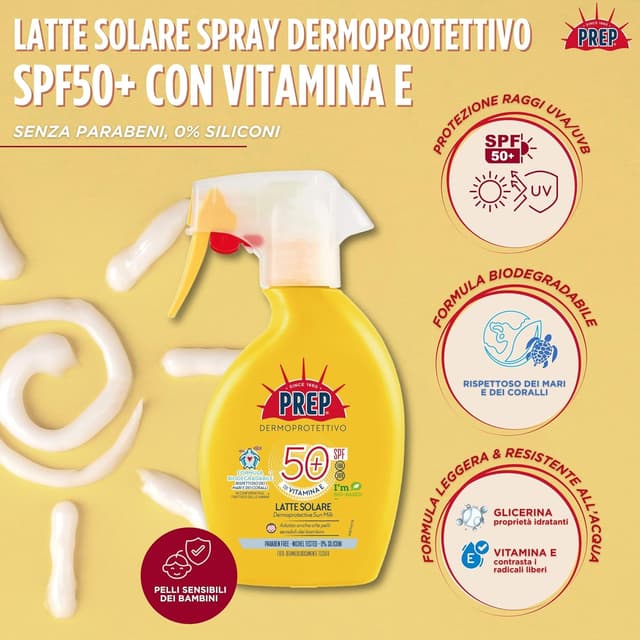 Detalle 2 de Prep Dermoprotettivo Latte Solare SPF 50+ 200 ml