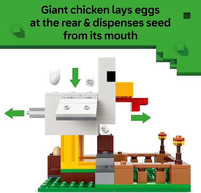 Thumbnail 5 de LEGO Minecraft Chicken Farm 21585