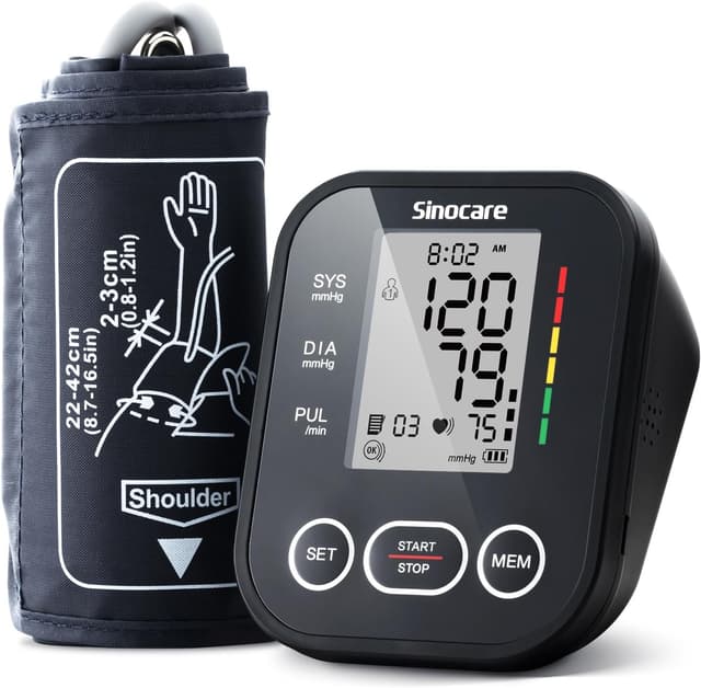 Imagen de sinocare Blood Pressure Monitor Two-User 1 cuff 🩺 en OfertitasTOP