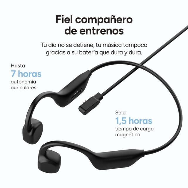 Detalle de ksix Astro 2 auriculares conducción ósea 7 h