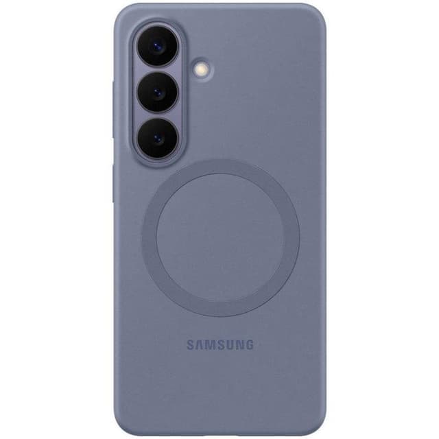 Detalle de Funda magnética Samsung EF-ES942CVEGWW para Galaxy S26 de silicona antib golpes (azul violeta)