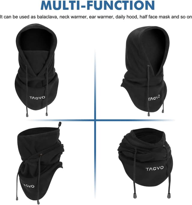 Thumbnail 1 de TAGVO Winter Thermal Fleece Balaclava 1pc