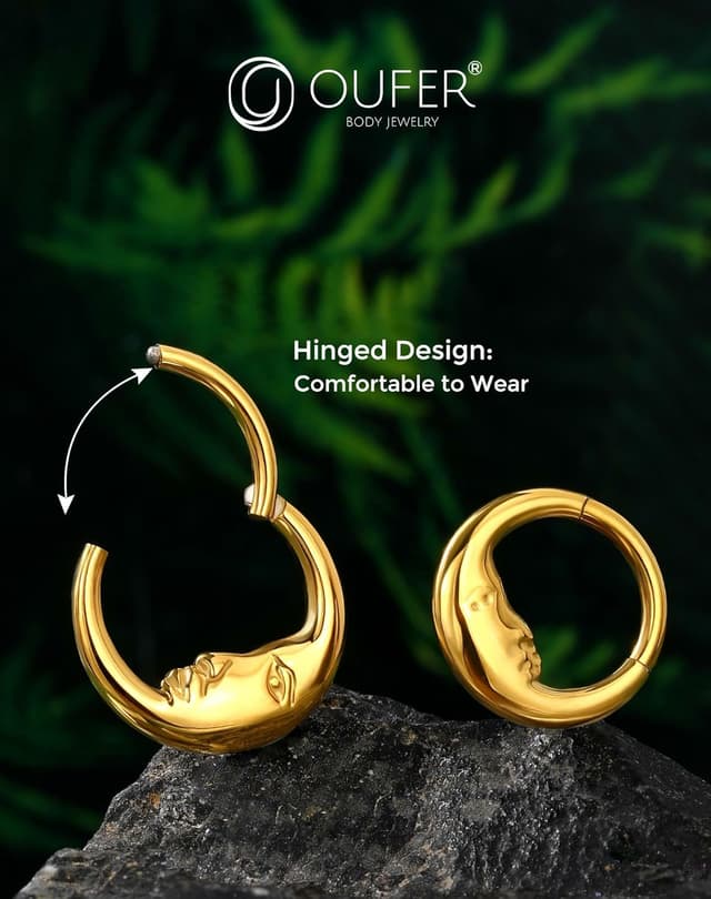 Thumbnail 4 de OUFER Boucles cartilage 16G 8–10 mm