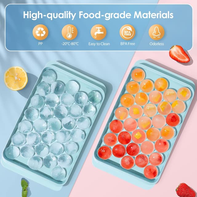 Thumbnail 2 de WIBIMEN Ice Cube Tray 0.8" 2-Pack