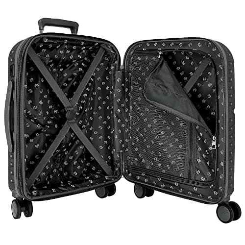 Detalle de Pepe Jeans Accent Maleta de cabina rígida con 4 ruedas dobles y cierre TSA