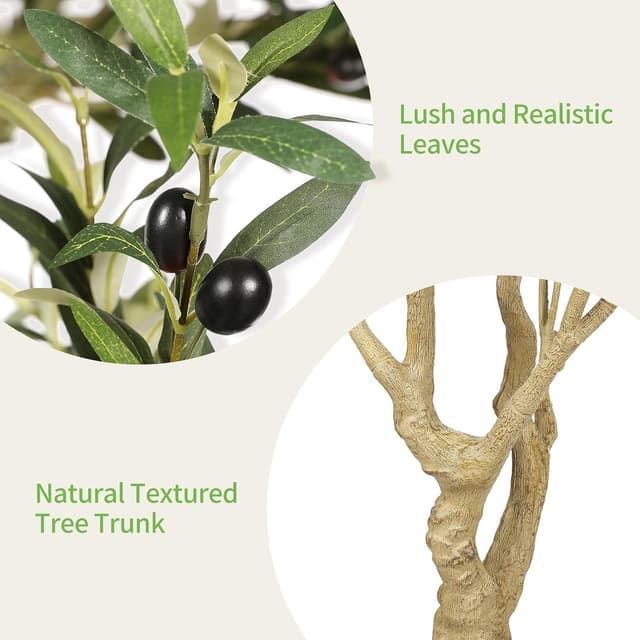 Thumbnail 3 de Realead Faux Olive Tree 7ft