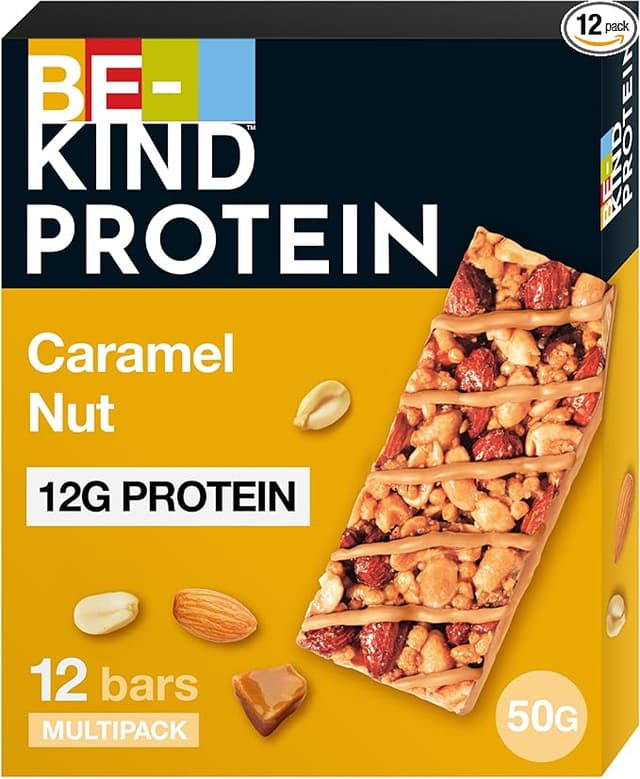 Imagen de Be-Kind Barra de proteínas doble chocolate negro y frutos secos 🍫 en OfertitasTOP