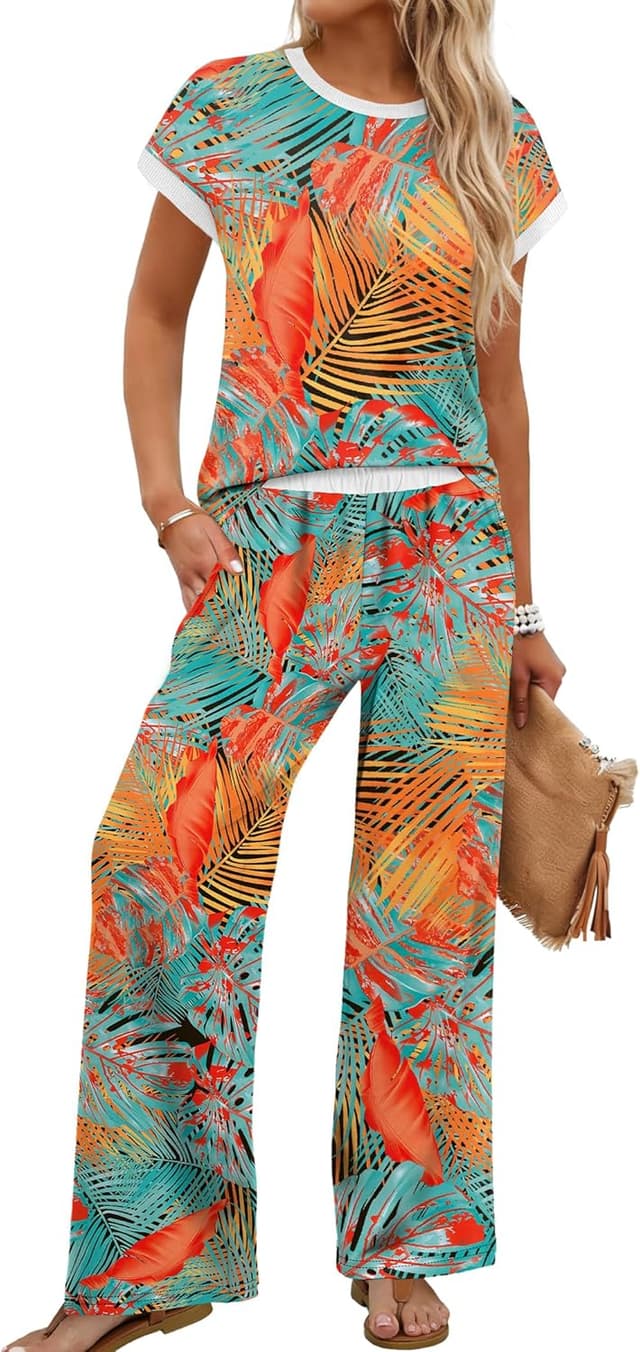 Thumbnail 6 de WIHOLL two-piece lounge set for wide-leg comfort