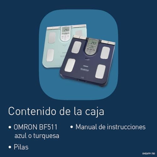 Thumbnail 6 de OMRON BF511: Monitor de Composición Corporal Preciso con 8 Sensores
