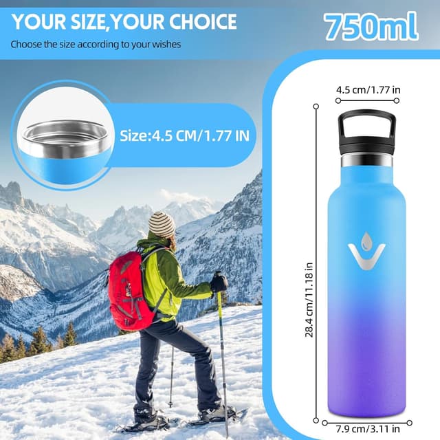 Thumbnail 4 de Motswedi Borraccia Termica 750ml 2 tappi