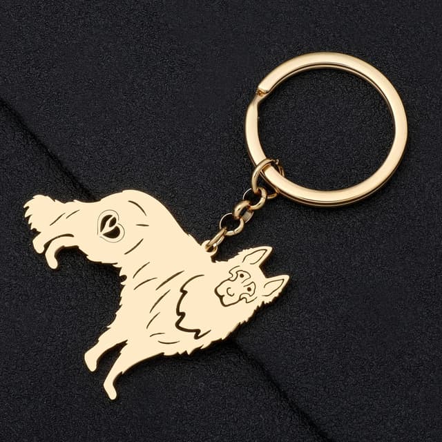 Thumbnail 3 de DOWAY Cute Whippet Dog Keychain