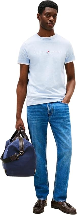 Detalle de Tommy Hilfiger Camiseta manga corta XL azul