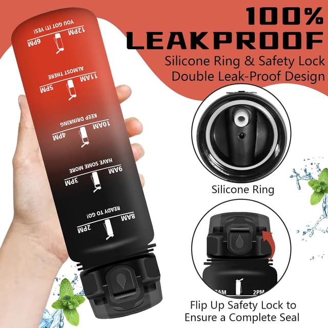 Thumbnail 3 de Grsta Trinkflasche 1l mit Strohhalm