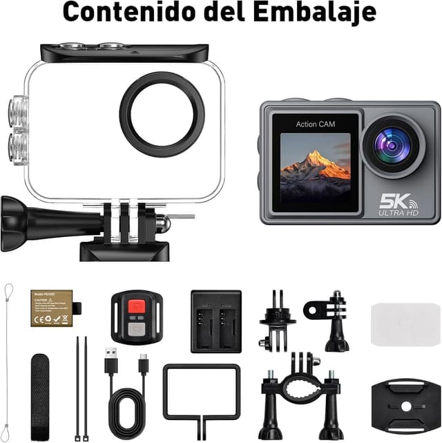 Thumbnail 6 de Ruycllo Cámara Deportiva 5K 50MP