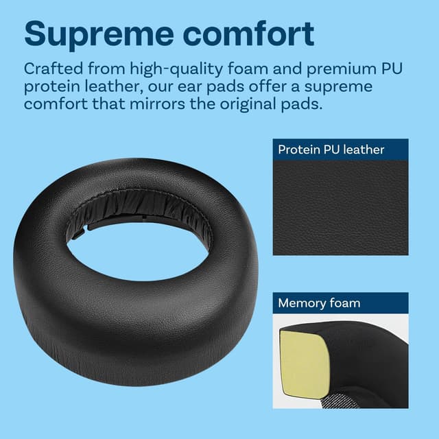Detalle de Almohadillas de Repuesto para Sony PS5 3D Pulse Headset