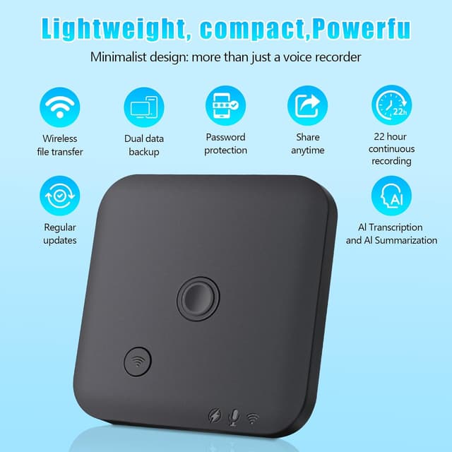 Thumbnail 3 de Registratore Vocale AI 64GB 🎙