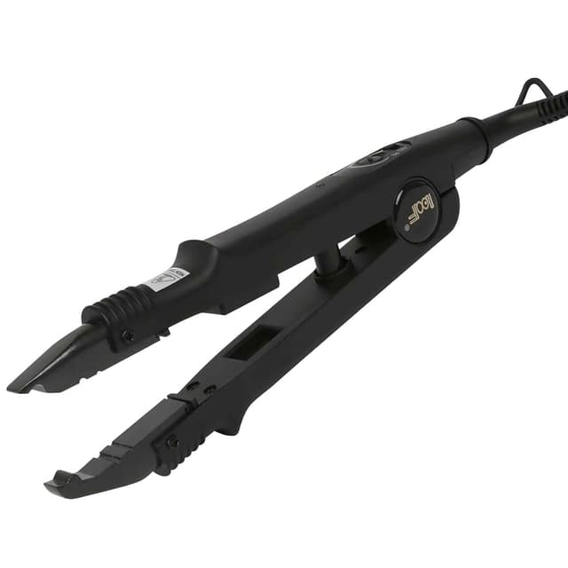 Detalle de HAUSPROFI Profi Wärmezange Haar Extensions Iron schwarz