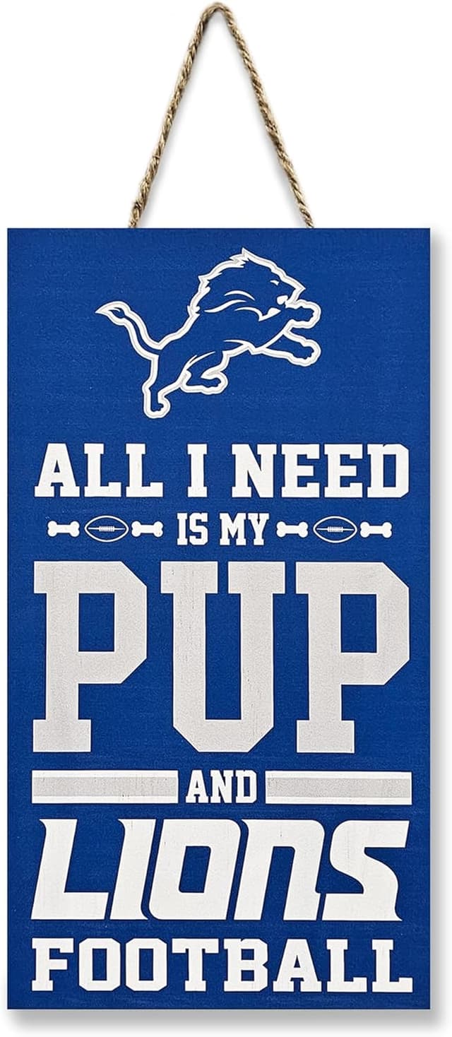 Detalle de NFL Cincinnati Bengals “All I Need Is My Pup and Football” Yard Sign by Pets First