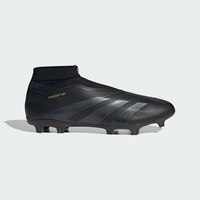 Detalle 2 de adidas Predator League Laceless de fútbol para césped natural seco (negro)