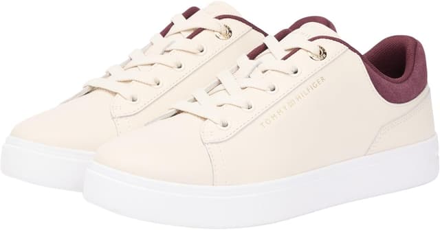 Detalle 2 de Tommy Hilfiger Casual Cupsole Sneaker FW0FW09020 da donna: stile casual con suola in cupsole