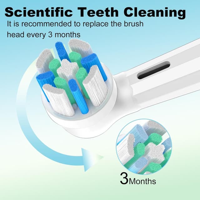 Detalle de Pack of 12 Brush Heads compatible with Oral-B iO 2/3/4/5/6/7/8/9/10 electric toothbrushes – Gentle yet thorough clean
