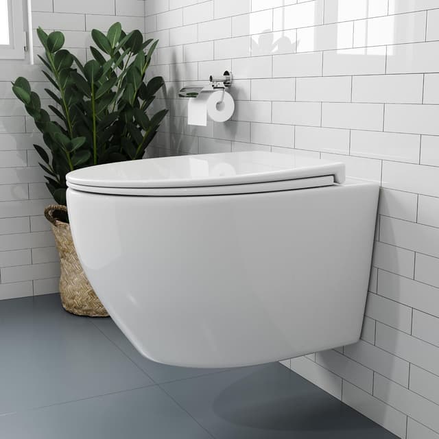 Imagen de HOROW Wand-WC DâForm 52 cm, abnehmbarer Sitz und Absenkung đœ en OfertitasTOP