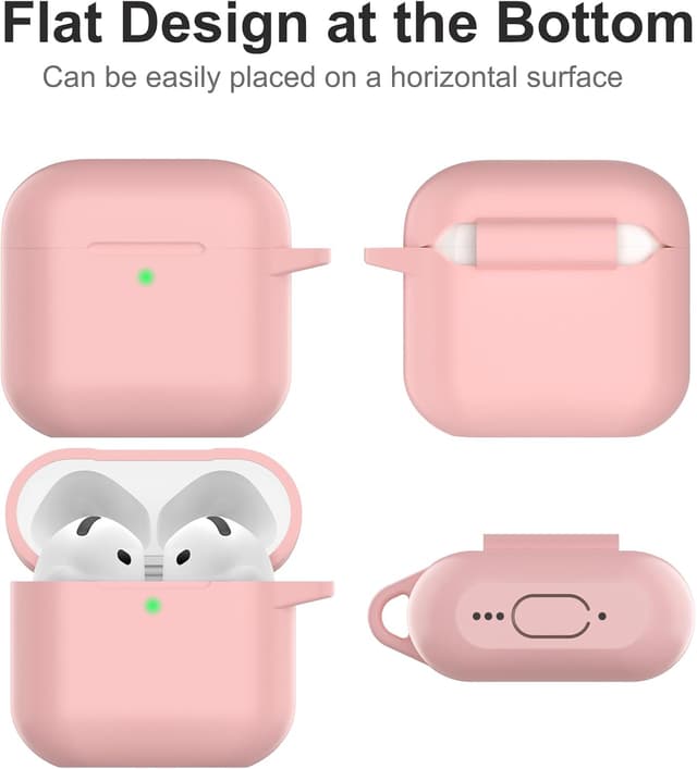 Thumbnail 5 de Nemteur AirPods 4 Hülle 2024 Rosa Silikon Schutzhülle