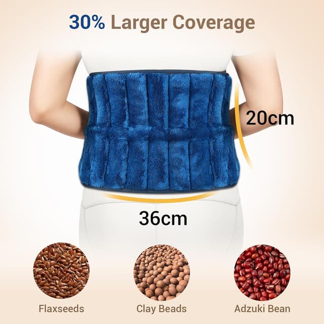 Thumbnail 4 de Comfytemp 9x47inch Microwavable Heating Pad 2.5LB
