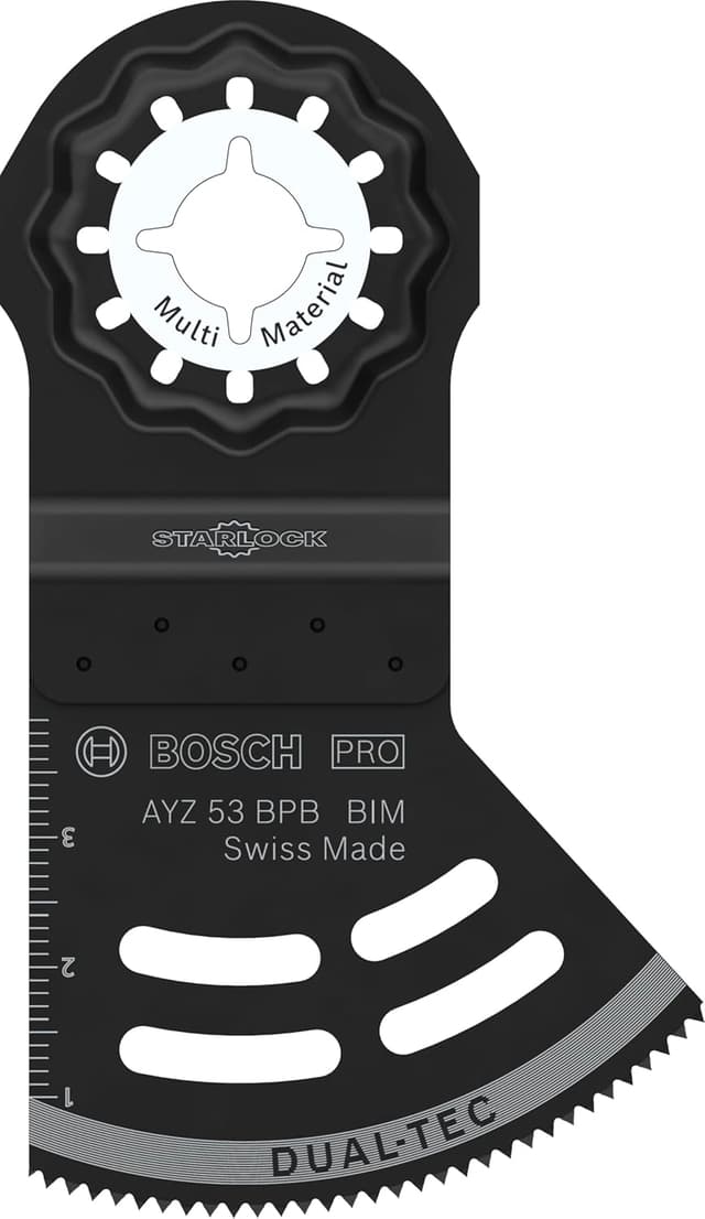 Detalle de Bosch Lame pour outil multifonctions PRO Multi Material AYZ 53 BPB (Starlock) – largeur 53 mm
