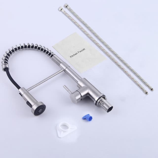 Thumbnail 6 de HOTTIST Wasserhahn Küche mit Brause, 2 Modi und 360° Drehfunktion aus Edelstahl 304