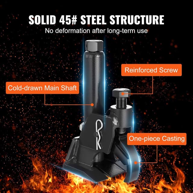 Detalle de VEVOR Détalonneur de pneu manuel 96,5-106,7 mm en acier (décolleur de talon portable)