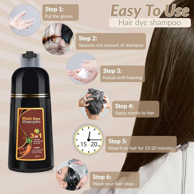 Thumbnail 5 de IIIMEIDU Hair Shampoo 500 ml Haarfärbeshampoo 💇♀