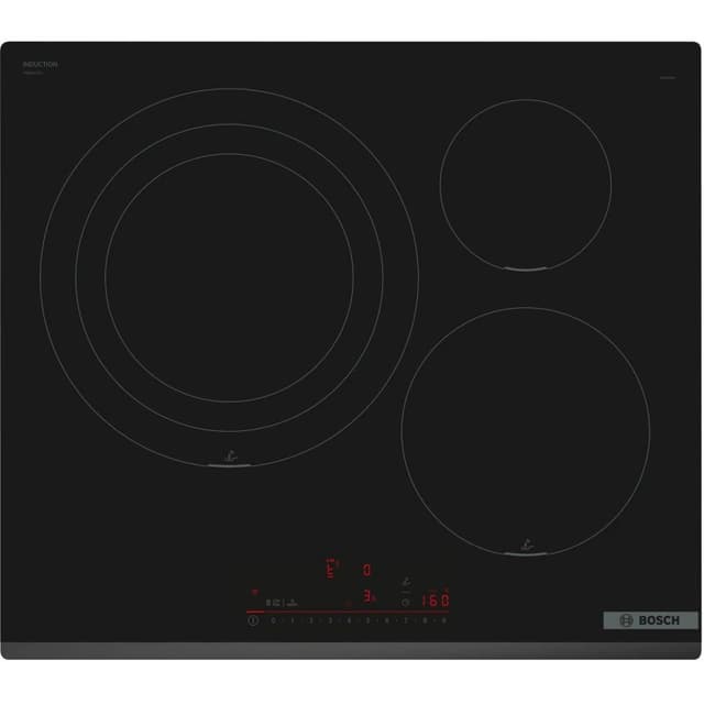 Detalle de Bosch PID631HC1E placa inducción 60 cm negro
