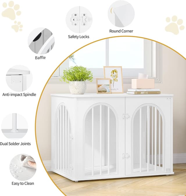 Thumbnail 5 de Hzuaneri Hundekäfig 80 cm mit 3 Türen