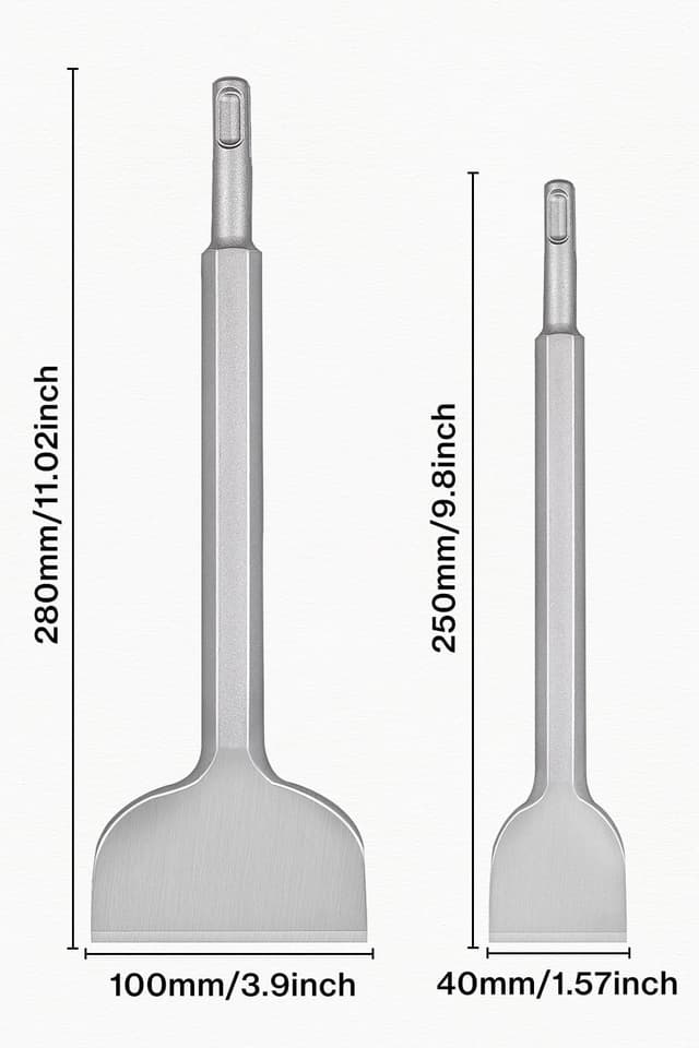 Thumbnail 2 de Lytool 2pcs Cincel SDS Plus 280x100mm y 250x40mm