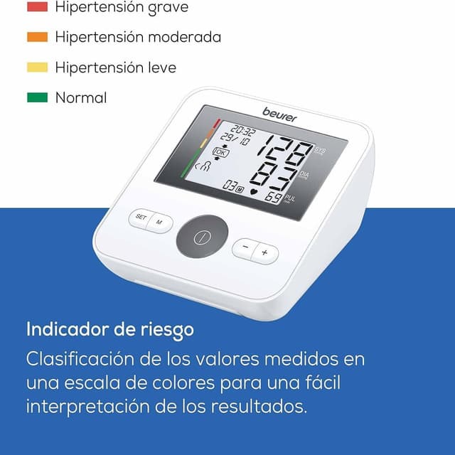Thumbnail 2 de Beurer BM 27: Tensión arterial digital con control y detección🩺